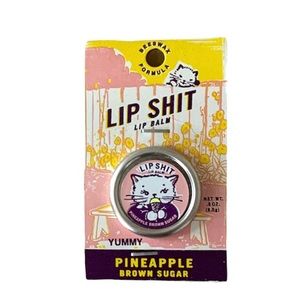 NEW LOT (2) BLUE Q PINEAPPLE BROWN SUGAR & CUCUMBER MINT LIP BALMS